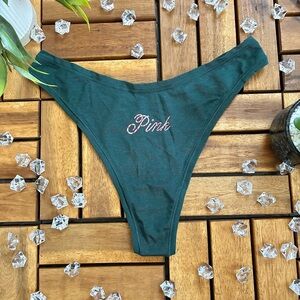 PINK Victoria’s Secret Holiday Cane Thong